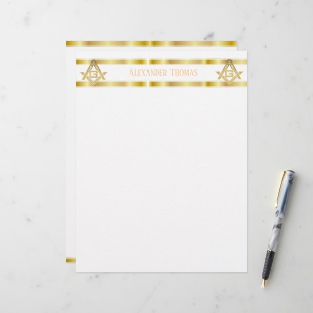 (RWB) Masonic Minds (Front/Back In Situ)