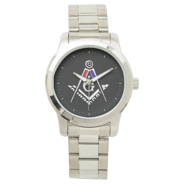 (RWB) Masonic Minds Watch (Front)