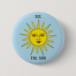 RWS Tarot - The Sun 2 Inch Round Button