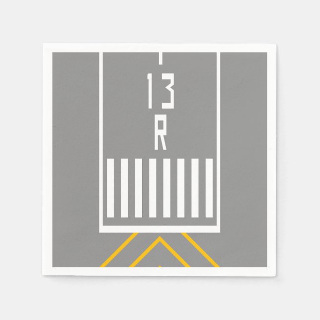 RWY Threshold 13R Napkin (Front)