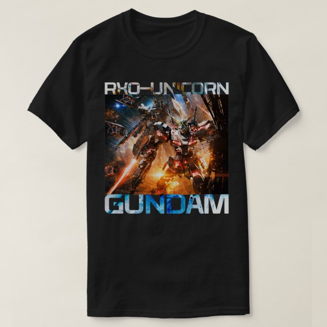 RX0 Unicorn Gundam T-Shirt (Design Front)