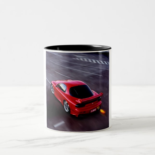 RX7 Sports import Two-Tone Coffee Mug (Center)