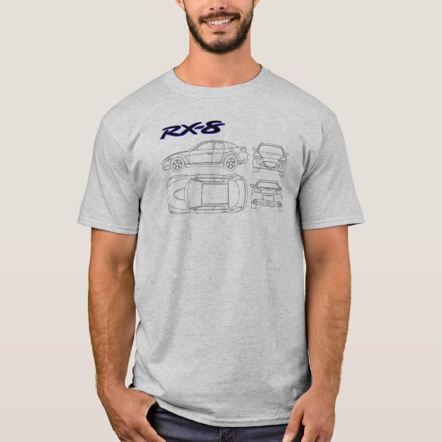 rx8 blueprint shirt (Front)