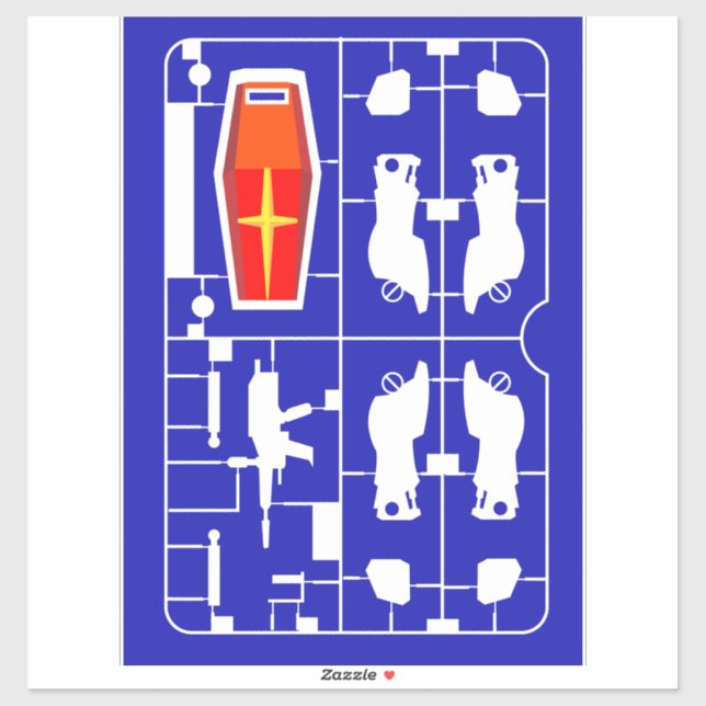 rx-78 gundam gunpla plamo model runner kit ray  (Sheet)