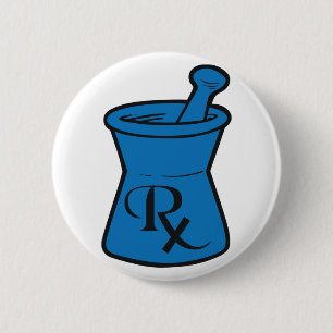 RX Logo 2 Inch Round Button