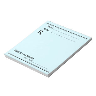 Rx Prescription Pad – Write Your Own Notes