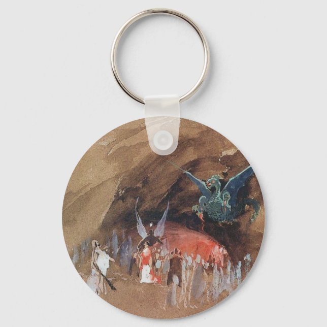 Ryabushkin Dragons Cave Keychain (Front)