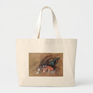 Ryabushkin Dragons Cave Large Tote Bag