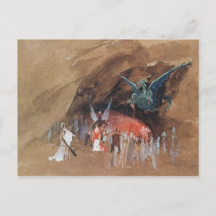 Ryabushkin Dragons Cave Postcard