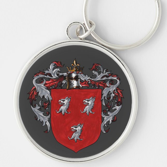 Ryan Coat of Arms Keychain (Front)