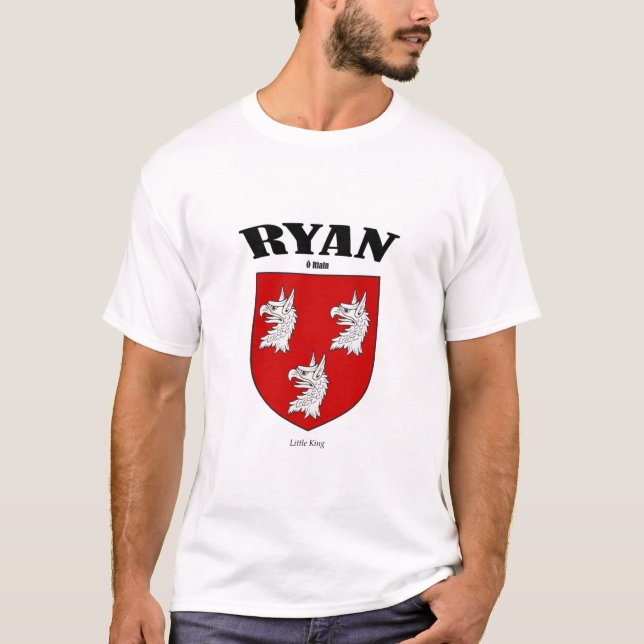 RYAN Crest Translation & Meaning T-Shirt (Front)