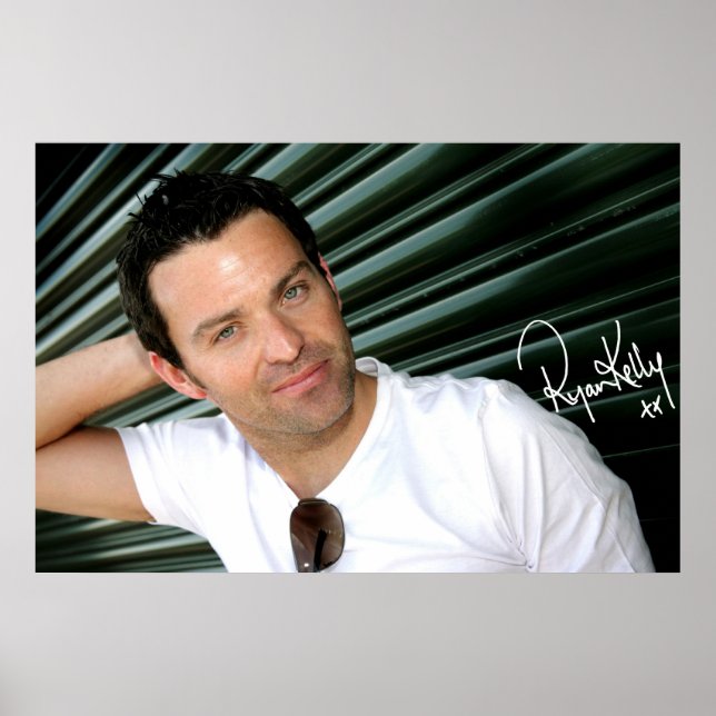 Ryan Kelly Music - Poster - Green-"Signed" (Front)
