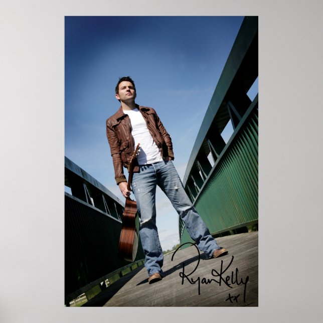Ryan Kelly Music - Poster - Pont - "Signé" (Devant)