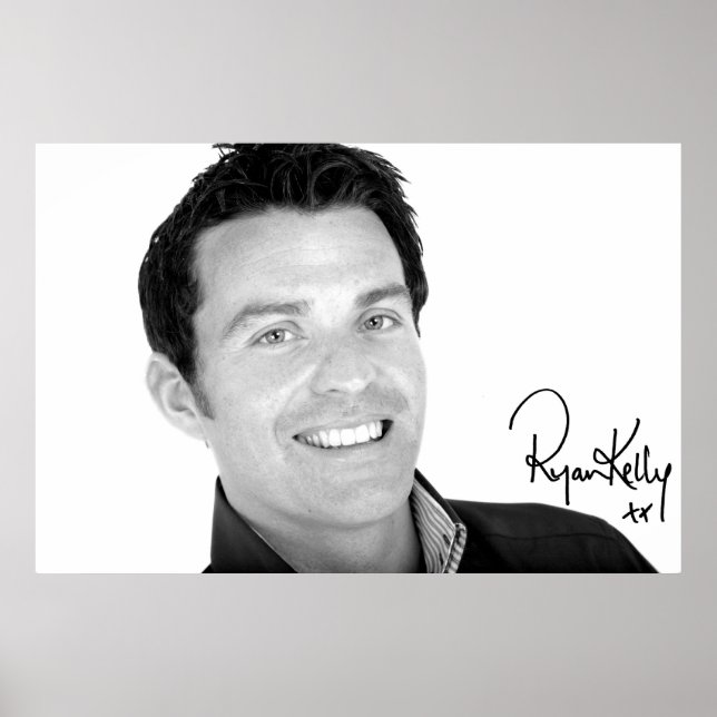 Ryan Kelly Music - Poster "Signed" - Up Close (Front)