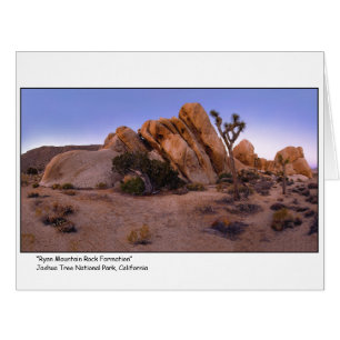 " Ryan Mountain Rock Formation "