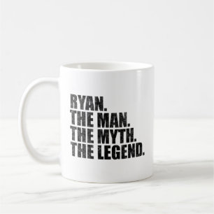 Ryan name, Ryan The Man The Myth The Legend Coffee Mug