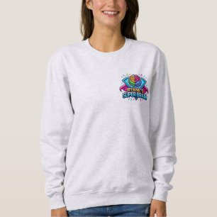 Ryane's Super Brain - women's crewneck sweatshirt