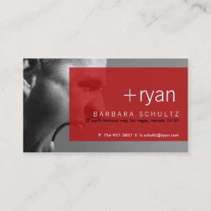 Ryan's Face [red] Business Cards