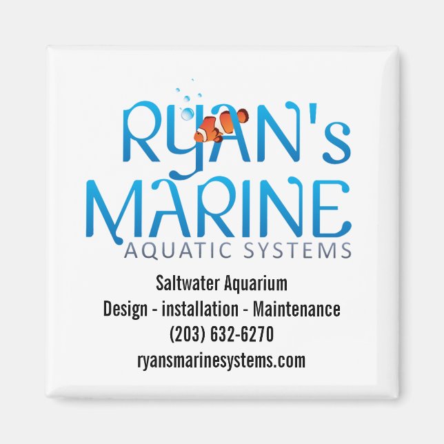 Ryan's Marine Magnet (Front)