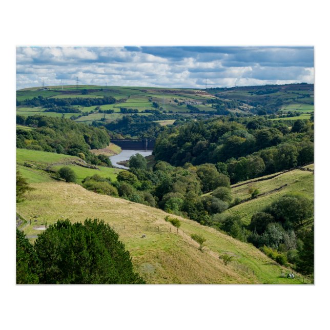 Ryburn Valley and Dam Poster (Front)