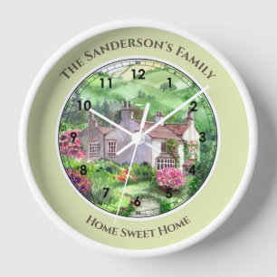 Rydal Mount, William Wordsworth's Home Large Clock