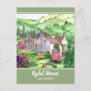 Rydal Mount, William Wordsworth's Home Postcard