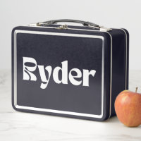 Ryder Name Personalized