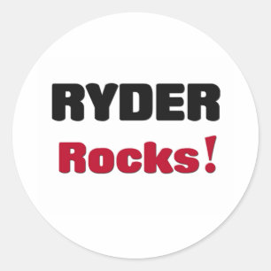 Ryder Rocks Classic Round Sticker