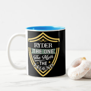 Ryder The One The Myth The Legend Two-Tone Coffee Mug