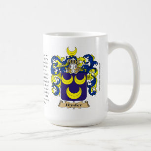 Ryder, the Origin, the Meaning and the Crest Coffee Mug