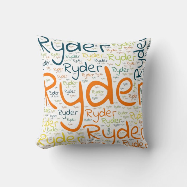 Ryder Throw Pillow (Front)