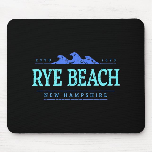 Rye Beach New Hampshire Rye Beach Nh Shoreline  Mouse Pad (Front)