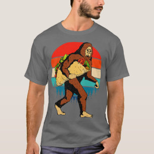 rying A Taco Retro Sunset T-Shirt
