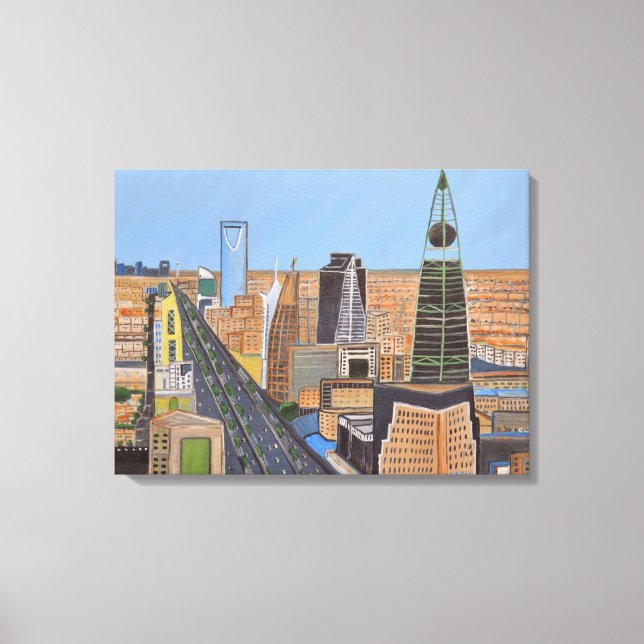 Ryjadh, Saudi Arabia canvas  Print (Front)