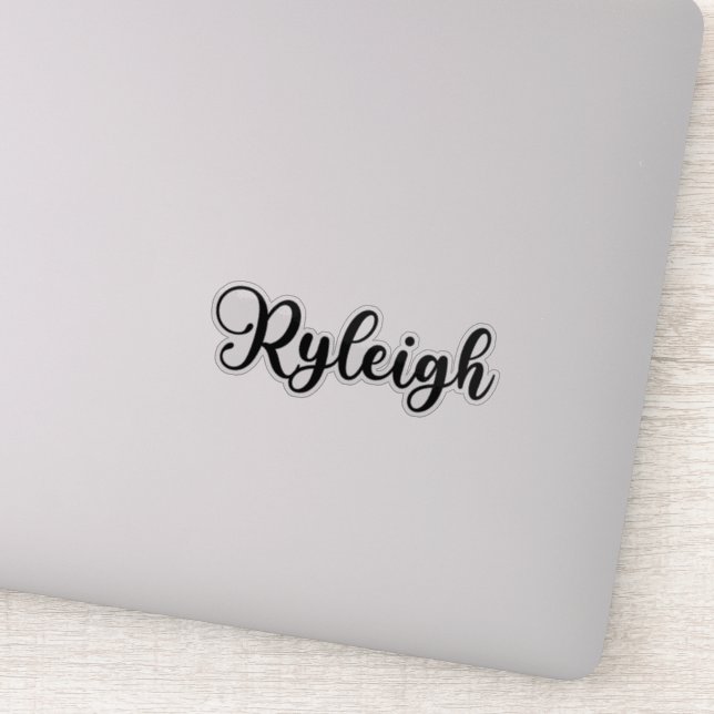 Ryleigh Name - Handwritten Calligraphy (Detail)