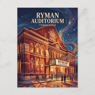 Ryman Auditorium Tennessee Postcard