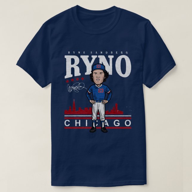 Ryne Sandberg Toon T-Shirt (Design Front)