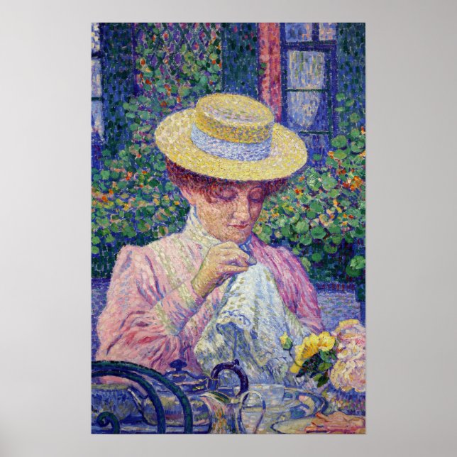 Rysselberghe - In The Garden 1903 Poster (Front)