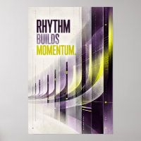Rythme Construit Élan Art Mural Motivationnel Mode