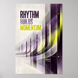 Rythme Construit Élan Art Mural Motivationnel Mode