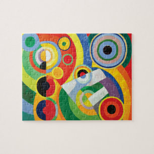 Rythme Joie de Vivre by Robert Delaunay Jigsaw Puzzle