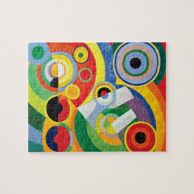 Rythme Joie de Vivre by Robert Delaunay Jigsaw Puzzle (Horizontal)