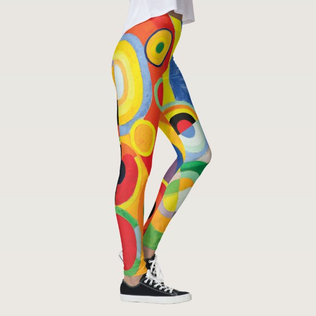 Rythme Joie de Vivre by Robert Delaunay Leggings (Right)