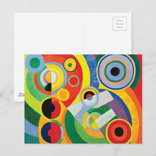 Rythme Joie de Vivre by Robert Delaunay Postcard (Front/Back)