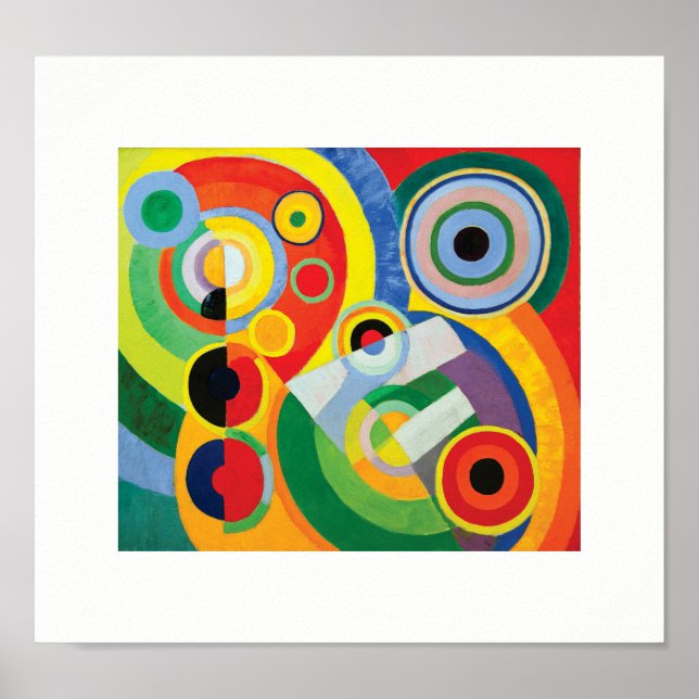 Rythme Joie de Vivre by Robert Delaunay Poster (Front)