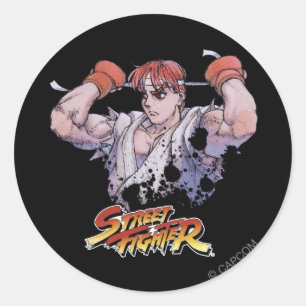 Ryu Classic Round Sticker