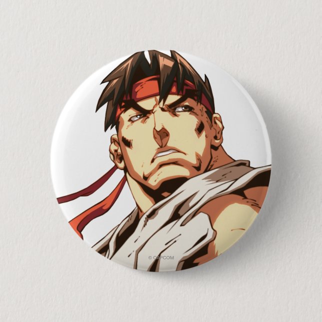 Ryu Close-Up 2 Inch Round Button (Front)