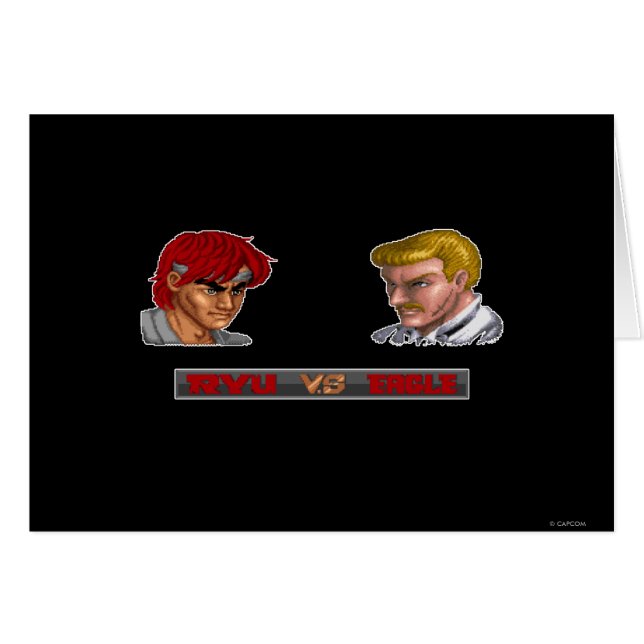 Ryu contre Eagle (Devant horizontal)