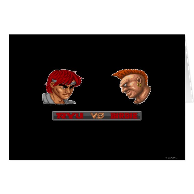 Ryu contre la birdie (Devant horizontal)