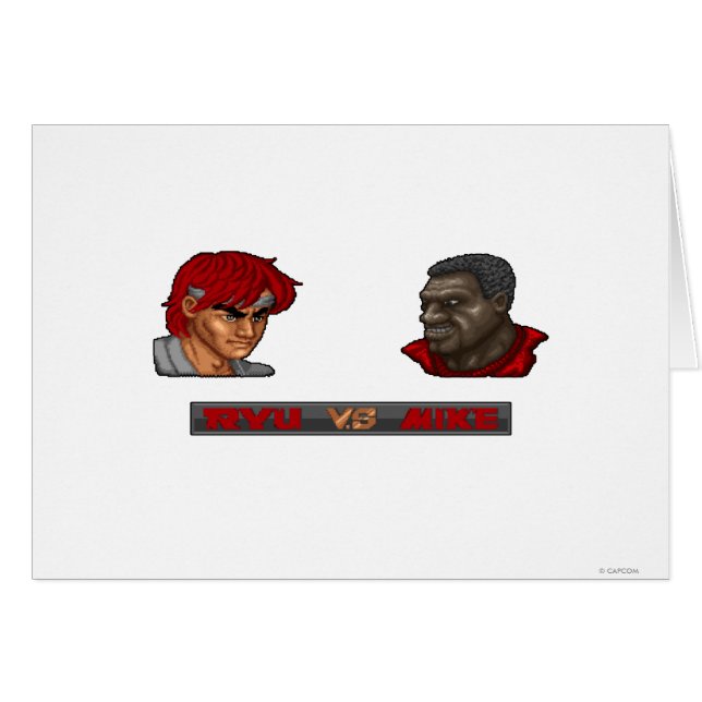 Ryu contre Mike (Devant horizontal)